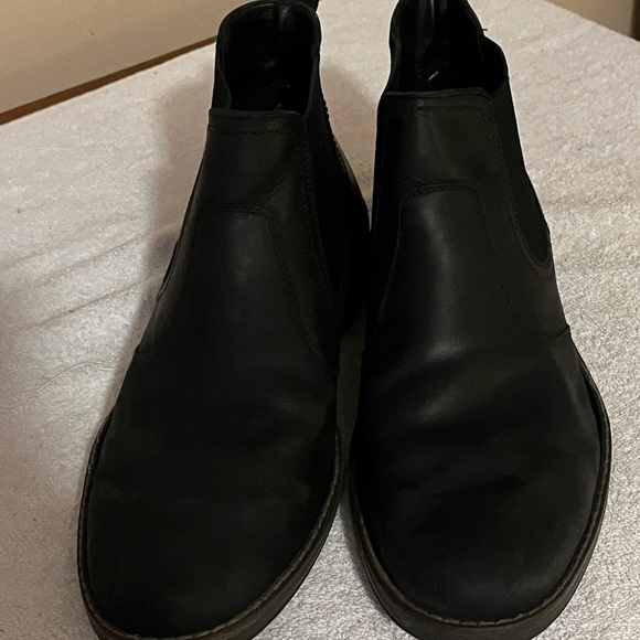 Nordstrom Chelsea Black Waterproof Boots Sz 9 1/2 - Picture 10 of 13